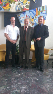 Der neue Vorstand des ZVKKW (v.l.): Heribert Baumeister (Vizepräsident), Dr. Harald Kaiser (Präsident) und Holger Naumann (Vizepräsident)